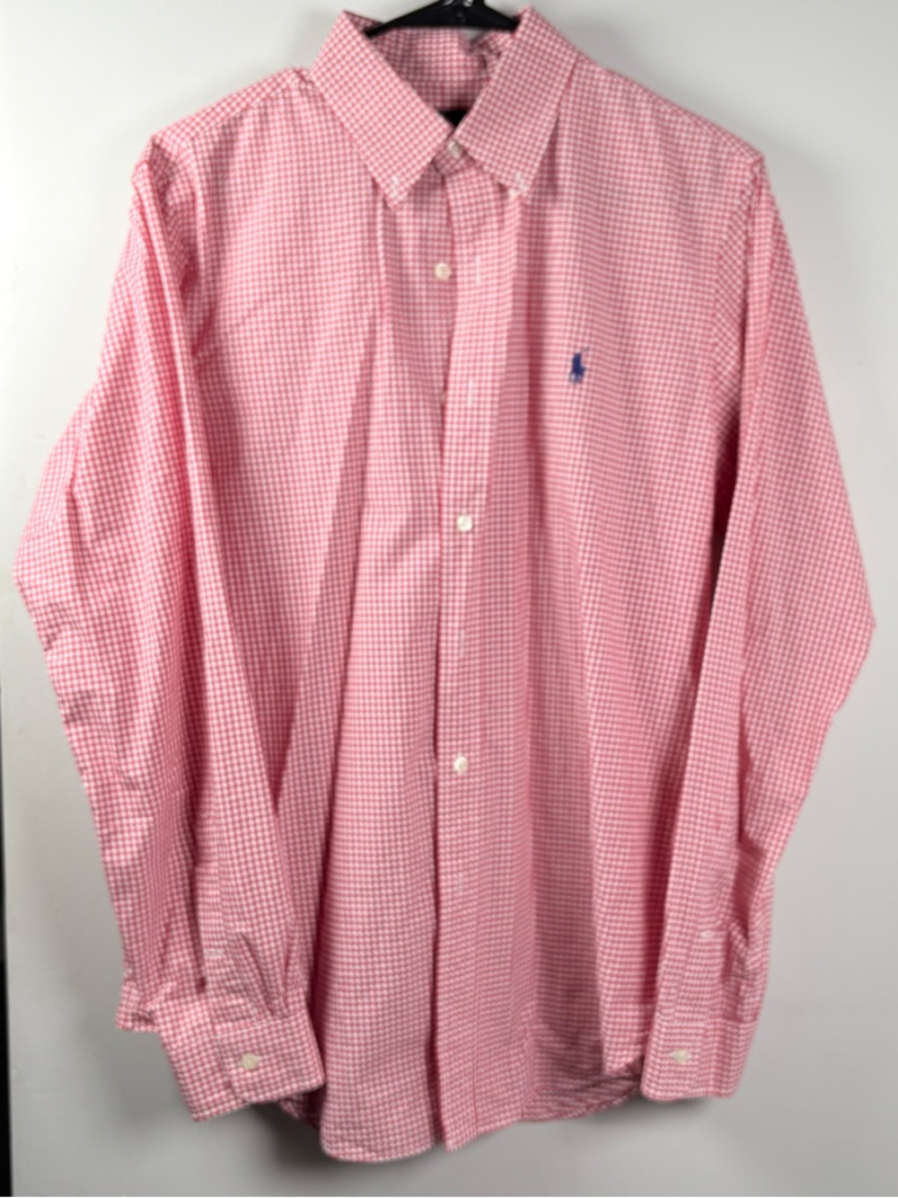 Ralph Lauren Red Gingham Button-Down Dress Shirt
